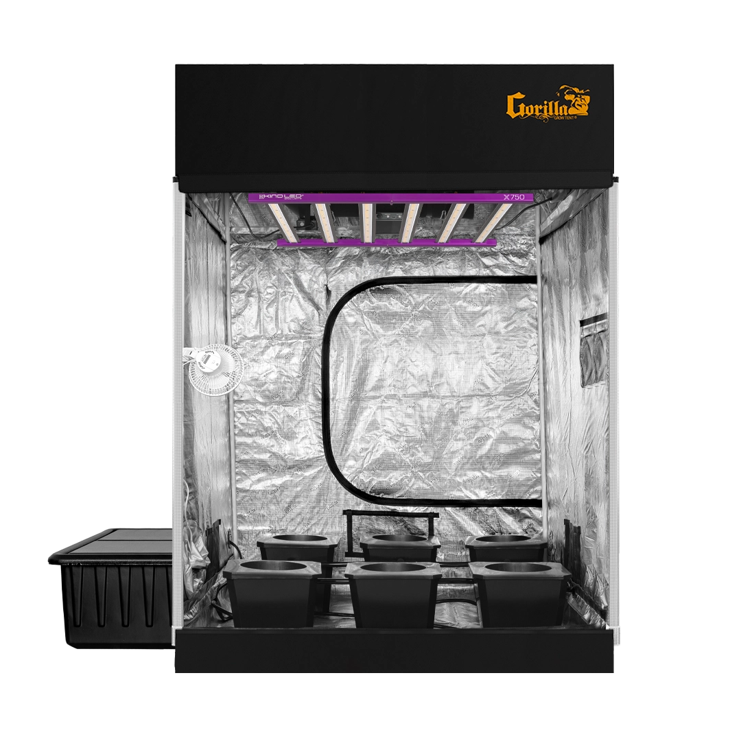 5x5 Grow Tent Kit - Hydroponic with X750