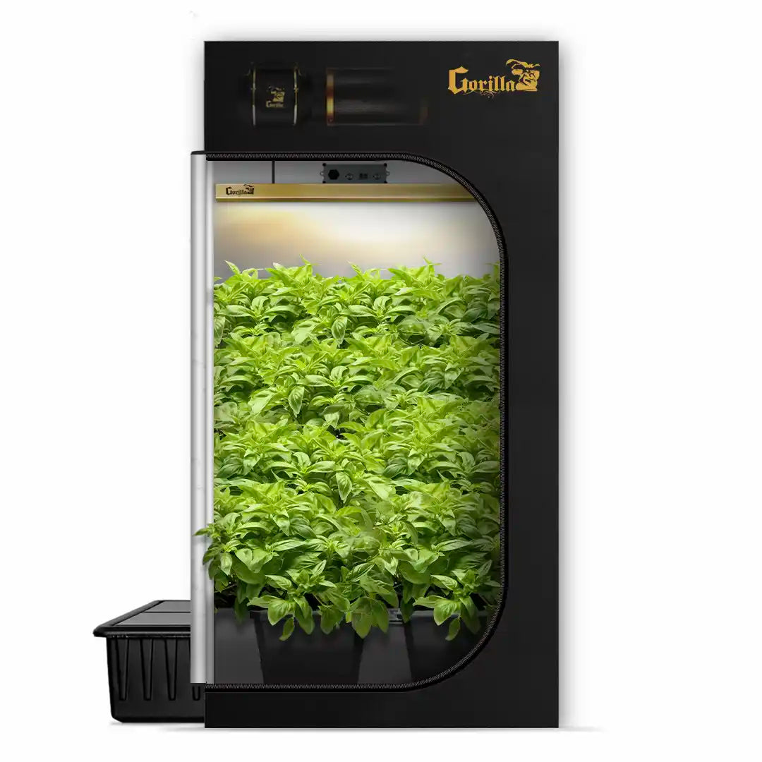 1x1 grow tent 4x4 Gorilla Grow Room - HYDROPONIC