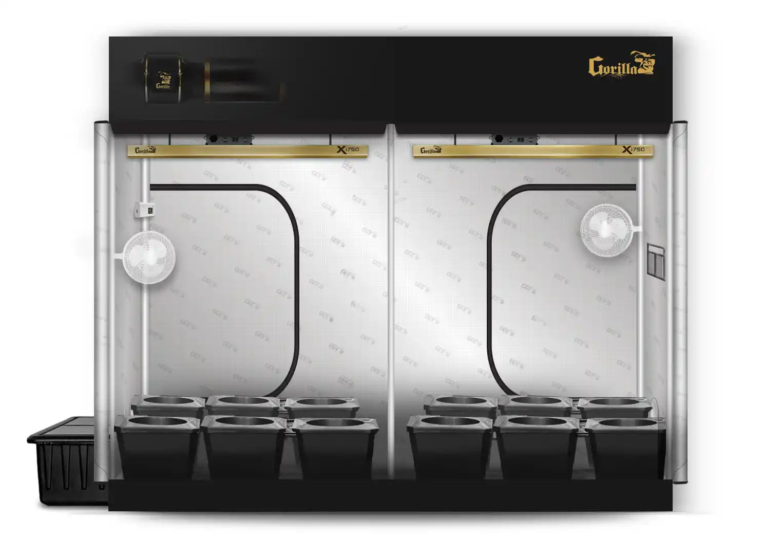 5x9 Grow Tent Kit Pro - Hydroponic with X750