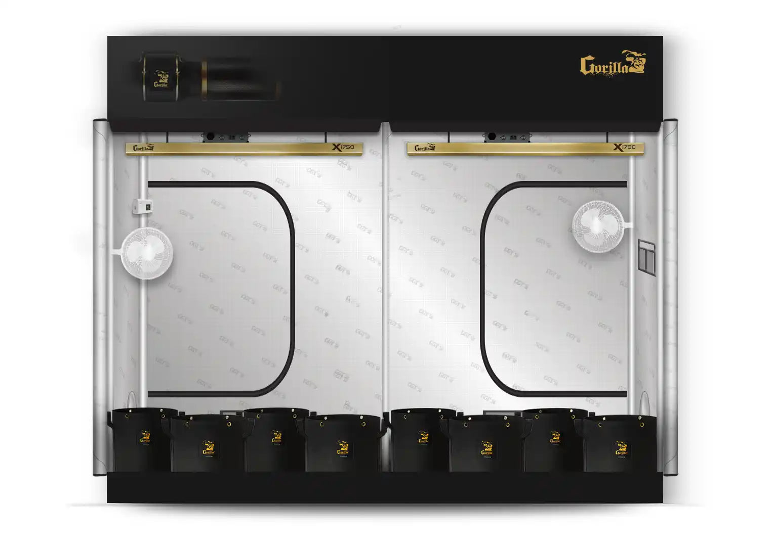 5x9 Grow Tent Kit Pro - Soil with X750