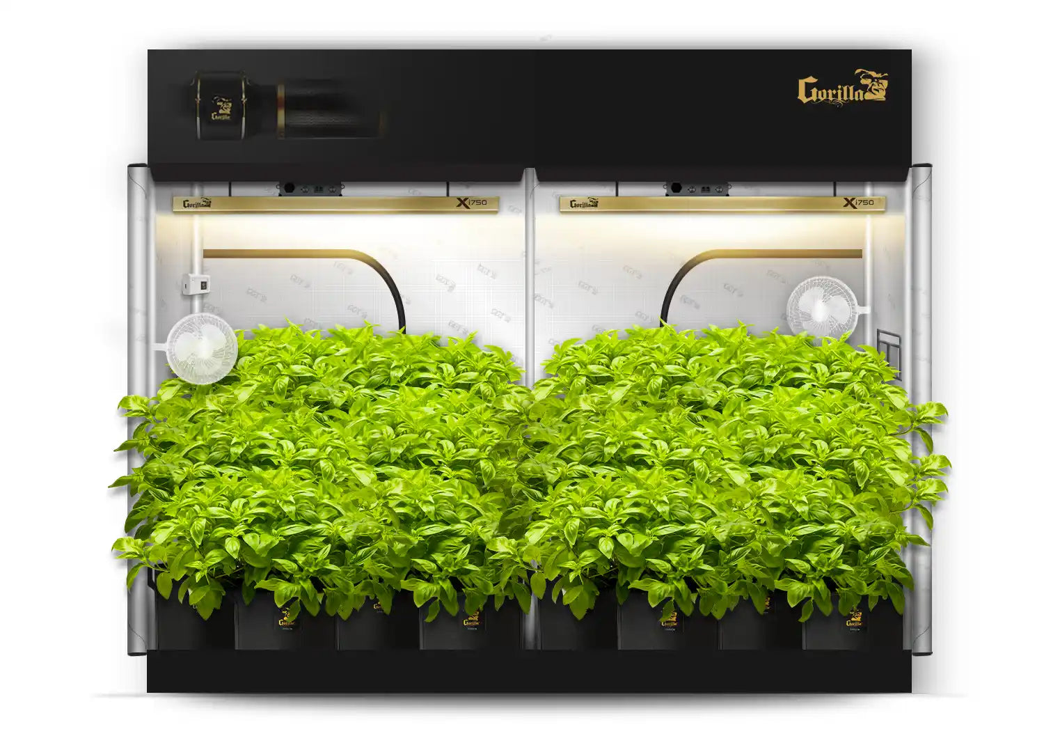 5x9 Grow Tent Kit Pro - Soil with X750
