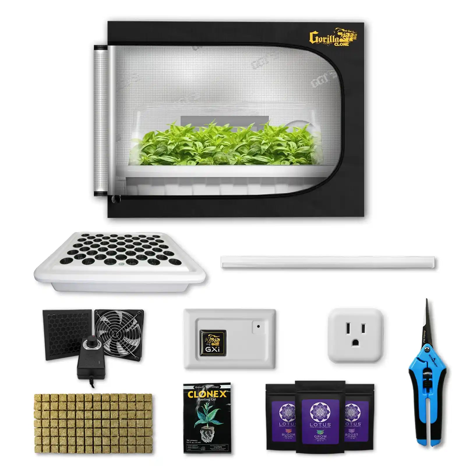 Hydroponic 50 Site Clone Tent Kit