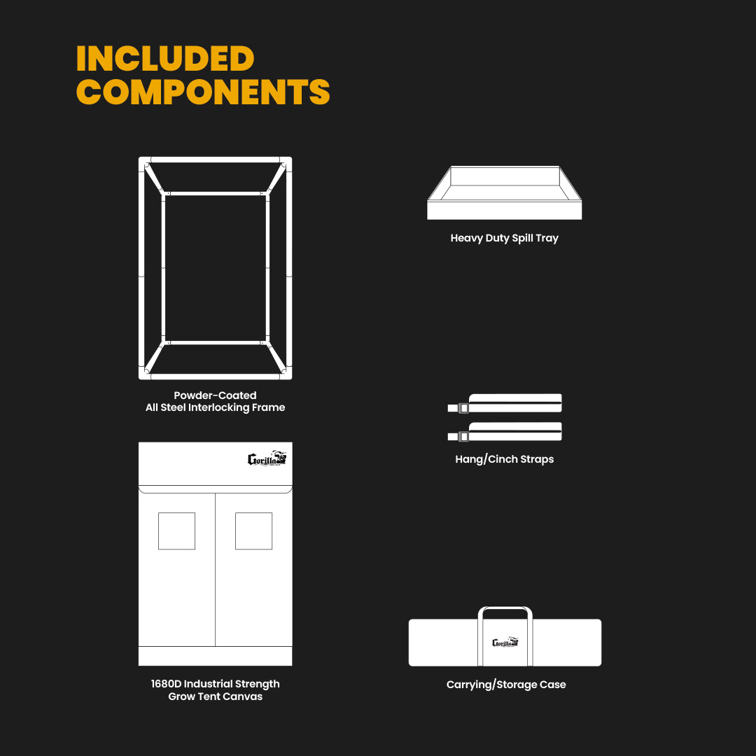 Gorilla LITE LINE Indoor 4x4 Grow Tent