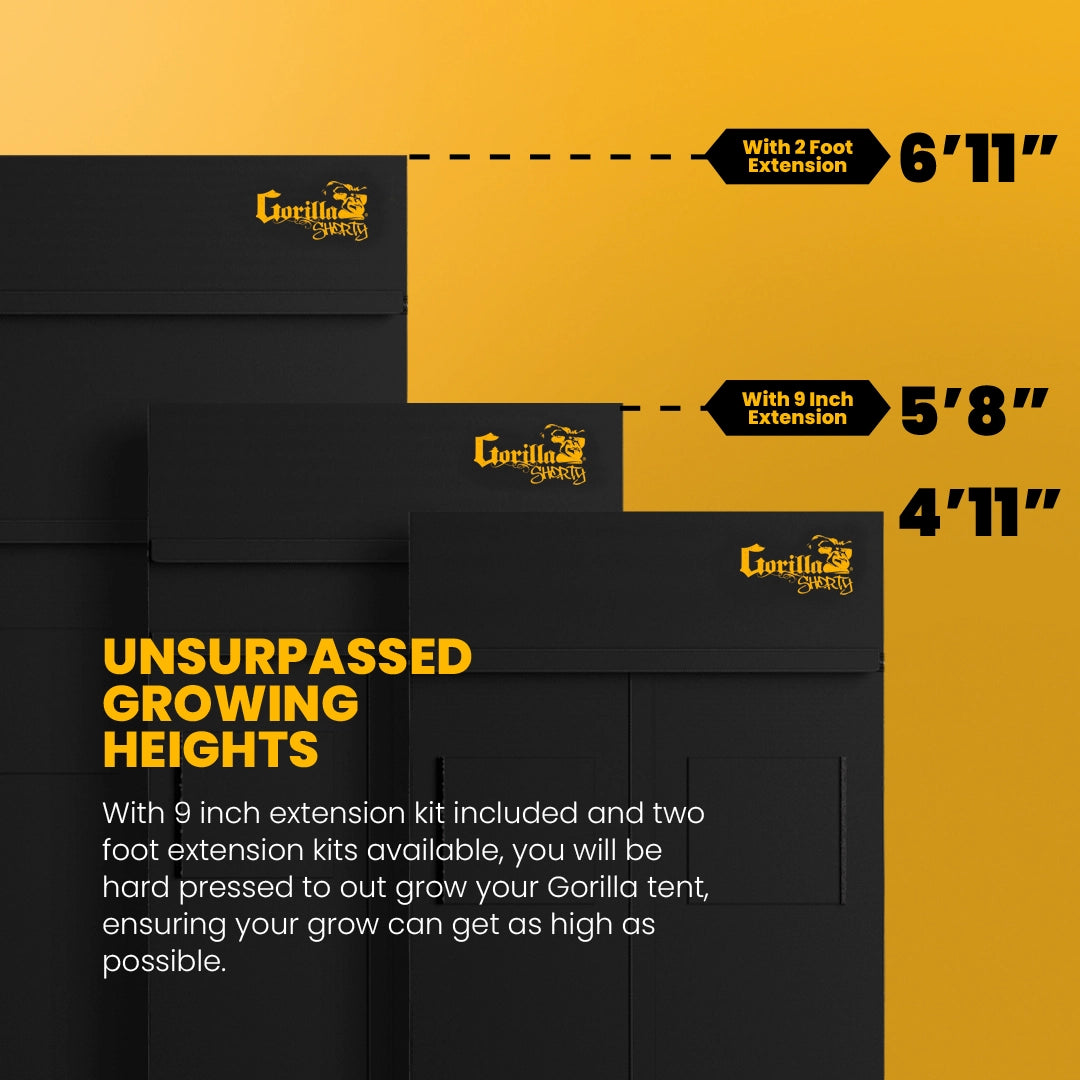 Gorilla SHORTY Indoor 5x5 Grow Tent