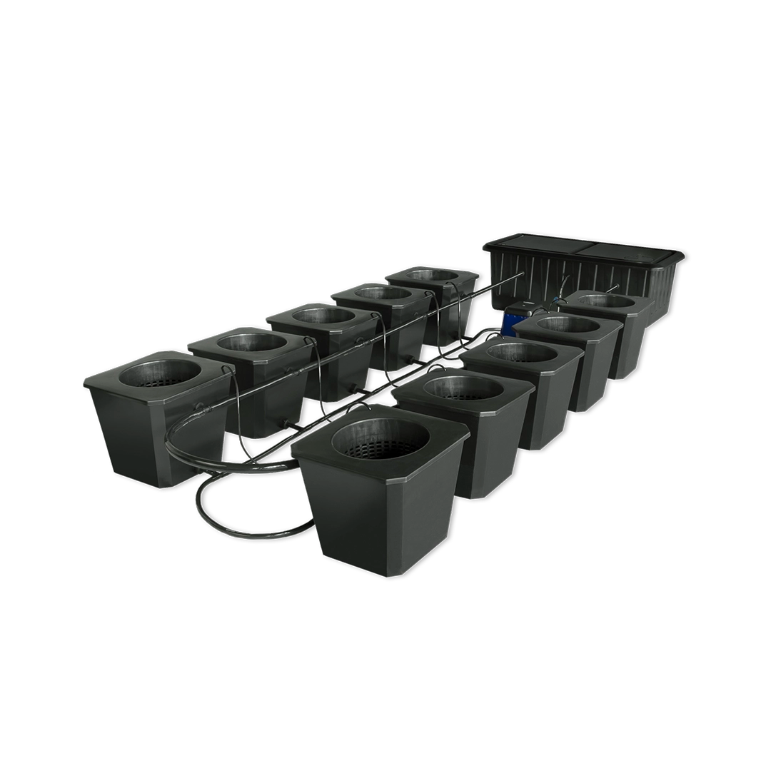 Bubble Flow Buckets Hydroponic System