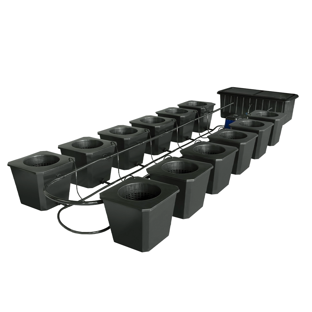 Bubble Flow Buckets Hydroponic System