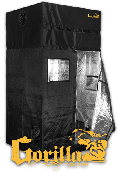 4x4 gorilla grow tent product image with logo