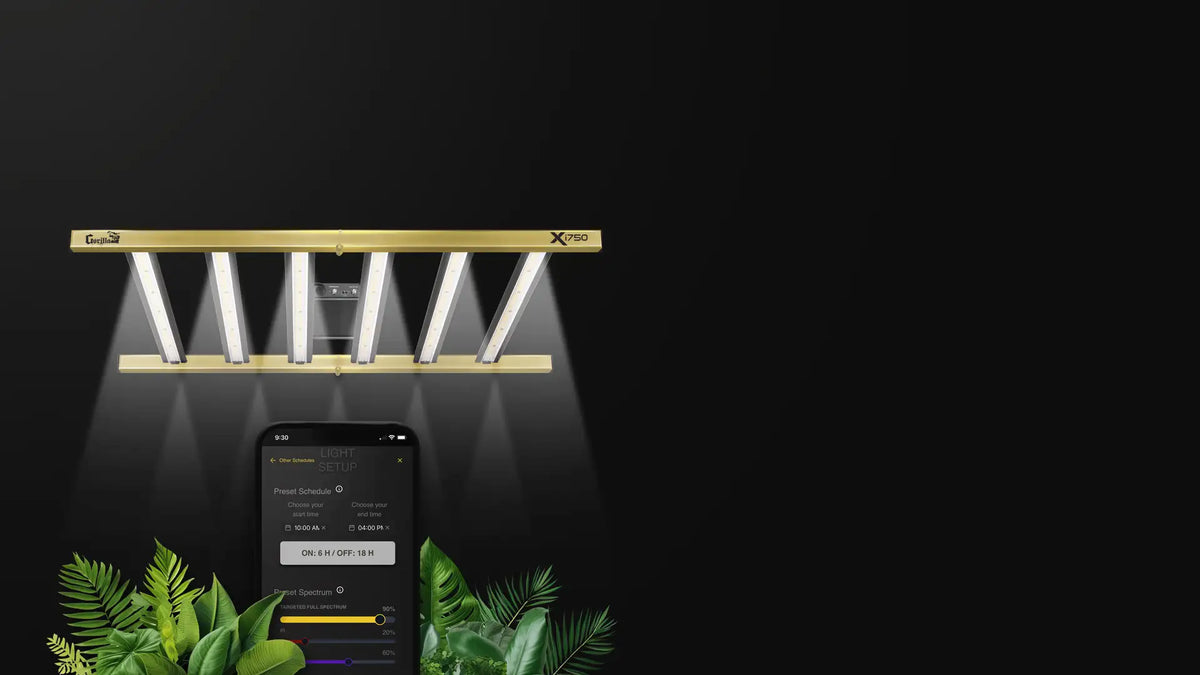 Smart LED Grow Light for Plants | GXi Wireless Technology & App Control