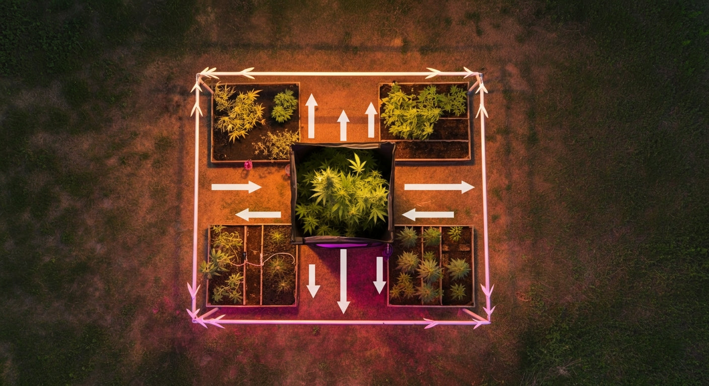 Perpetual Harvest Setup: Continuous Growing in Multiple Tents