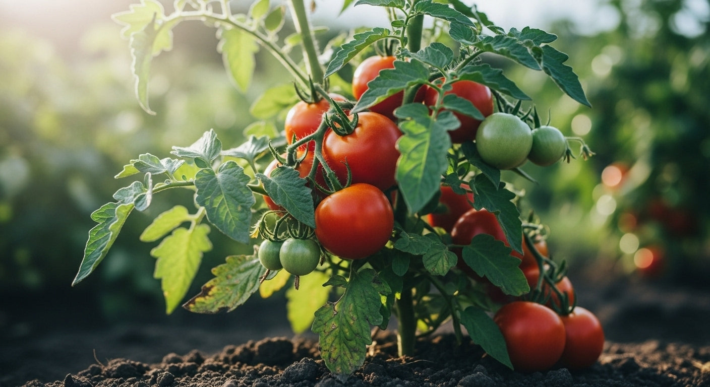 tall tomato plant