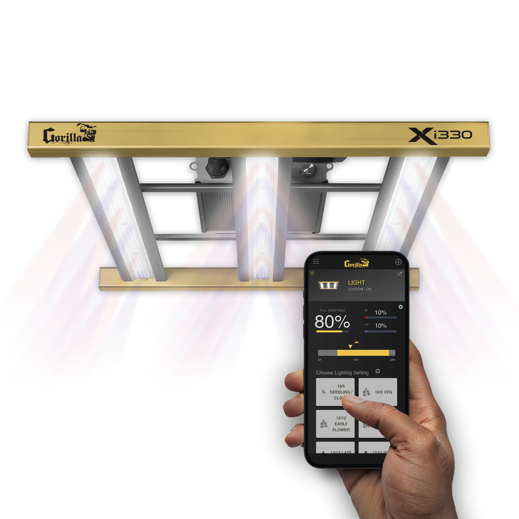 Gorilla Xi330 Full Spectrum LED Grow Light | 3x3 App-Ready