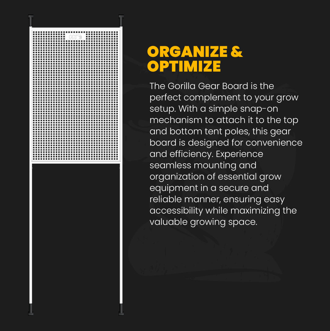 Gorilla Grow Tent Grow Room Gear Board