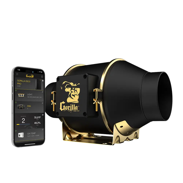 Gorilla-grade durability, this grow tent fan brings pro-level airflow management to any size grow tent.