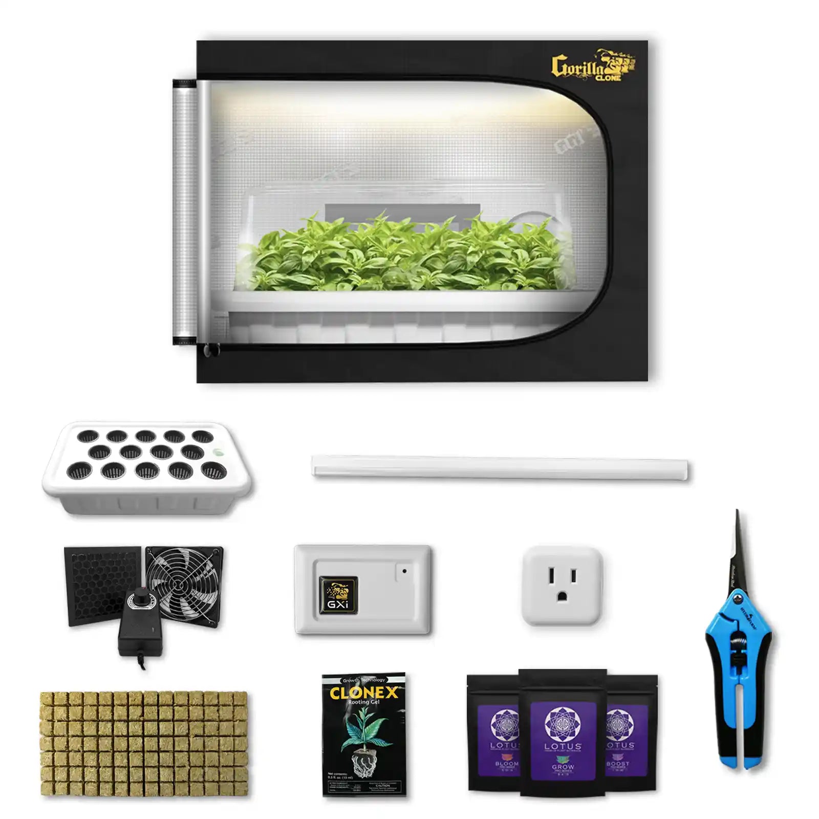 Hydroponic 14 Site Clone Tent Kit