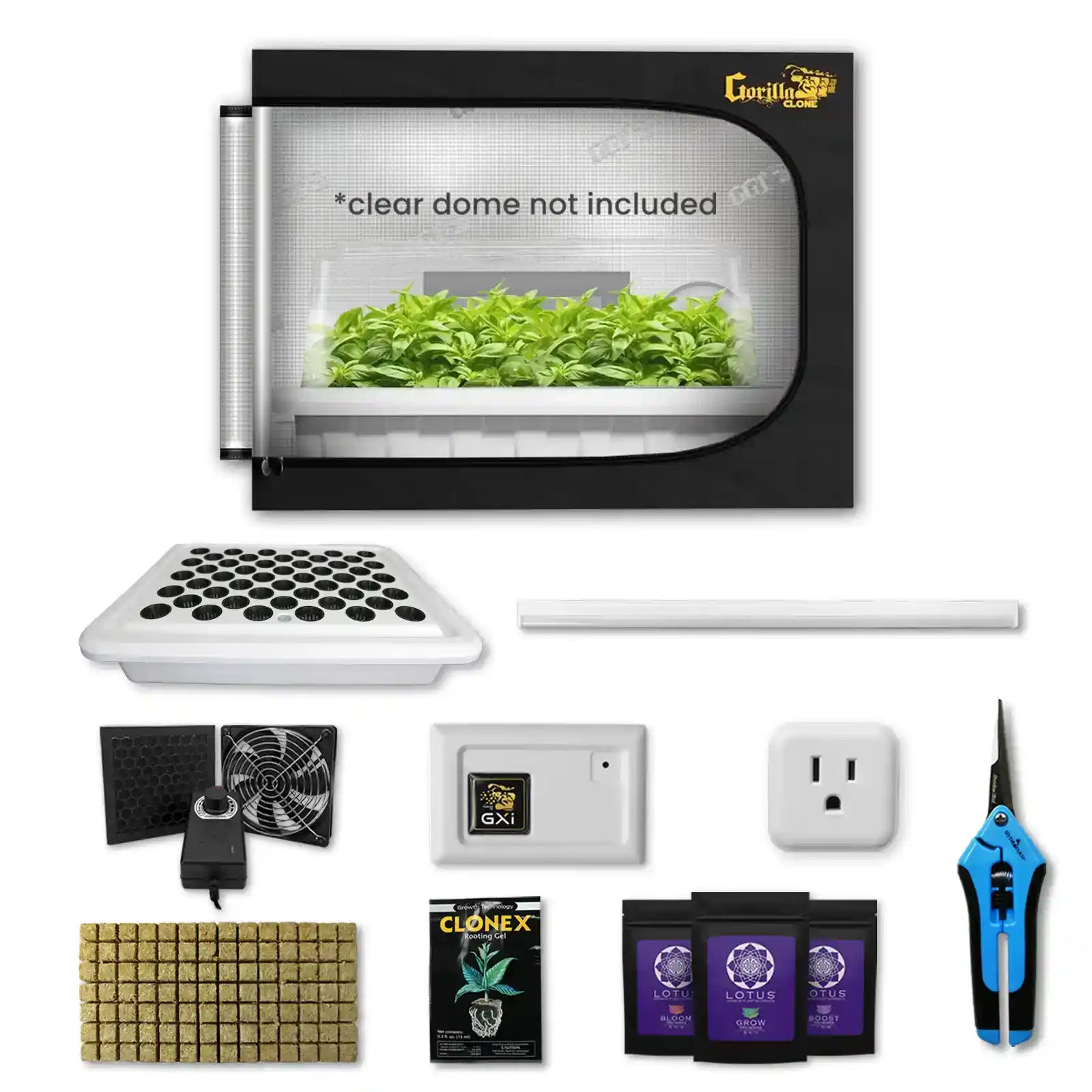 Hydroponic 50 Site Clone Tent Kit