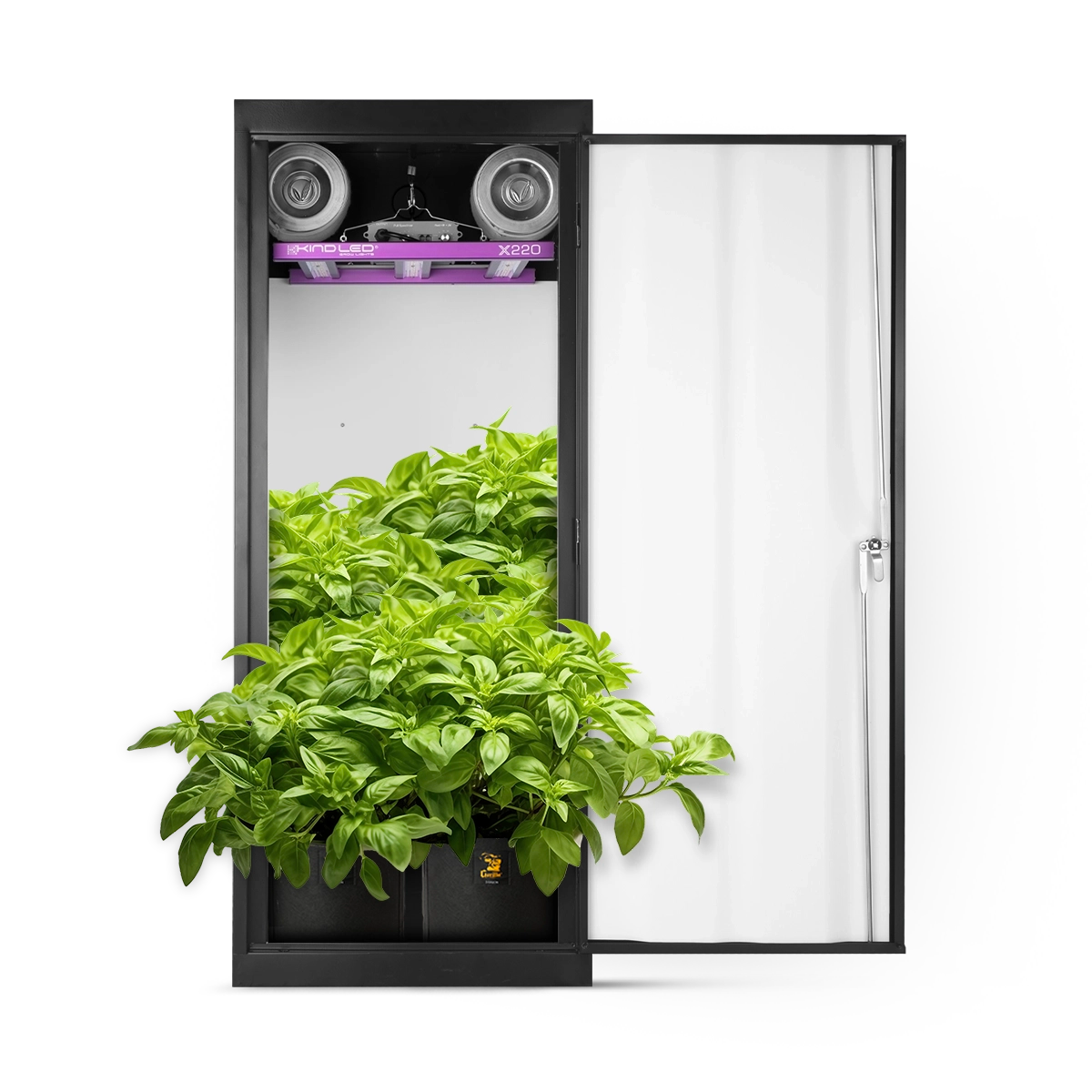 Small Grow Cabinet Modern Plant Stand Custom Wood Three Legs By CW