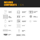 5x5 Grow Tent Kit - Soil with X750