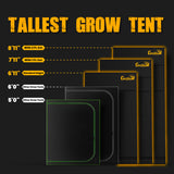 Gorilla Grow Tent 8x16 with High CFM Kit, 1' and 2' Extension Kits