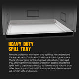 Gorilla Grow Tent 8x16 with High CFM Kit, 1' and 2' Extension Kits