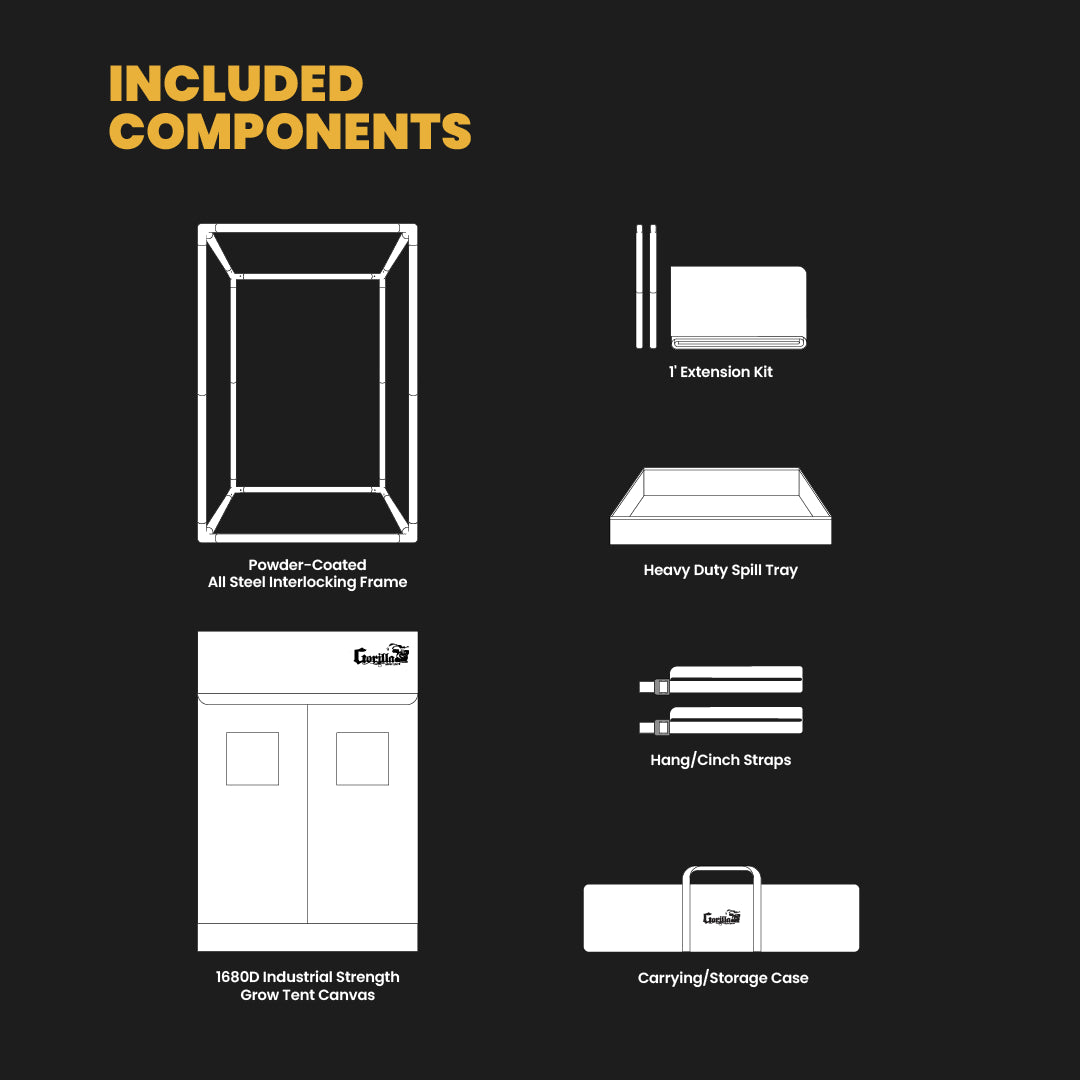 Gorilla Grow Tent 4x4 Pro