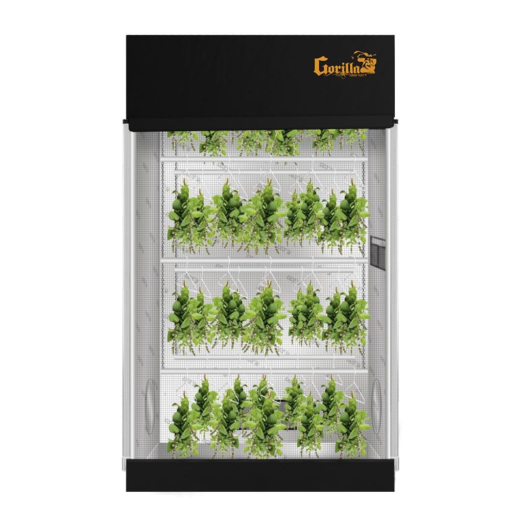 Gorilla 4x4 Drying Tent — the premium, lightproof, climate-controlled space built for perfect drying and curing.