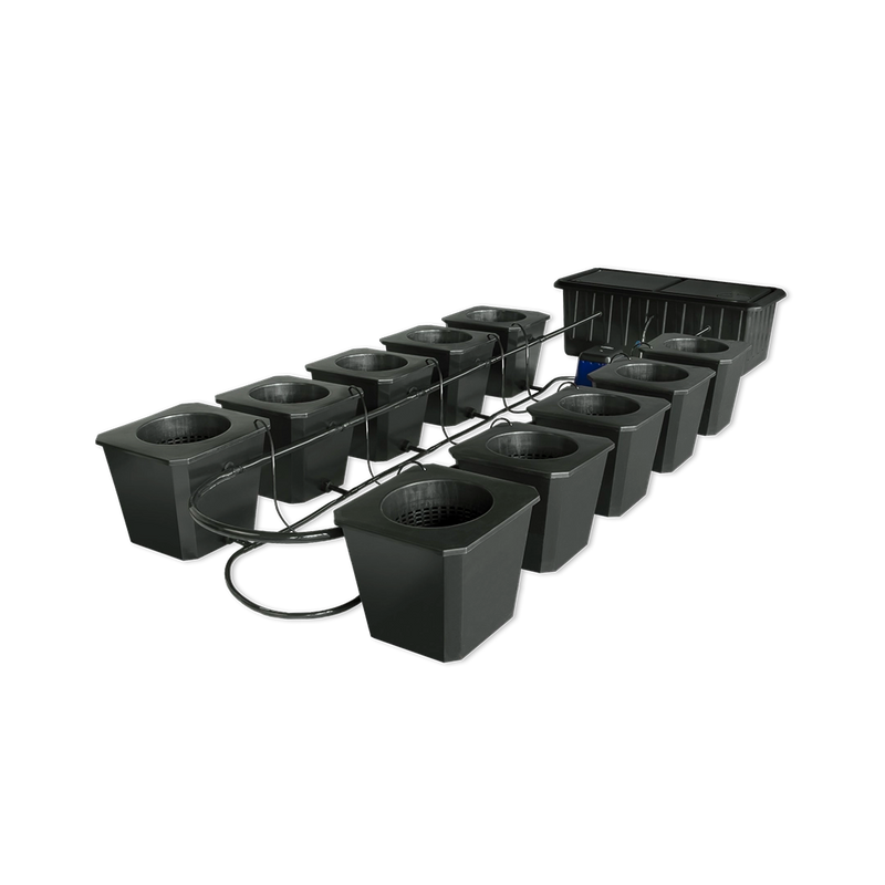 Bubble Flow Buckets Hydroponic System