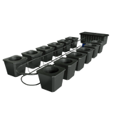 Bubble Flow Buckets Hydroponic System