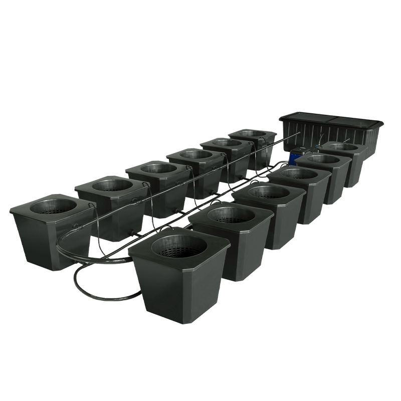 Bubble Flow Buckets Hydroponic System