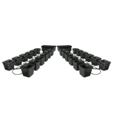 Bubble Flow Buckets Hydroponic System