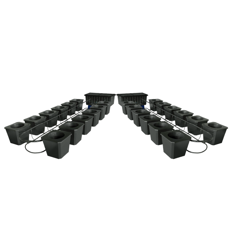 Bubble Flow Buckets Hydroponic System